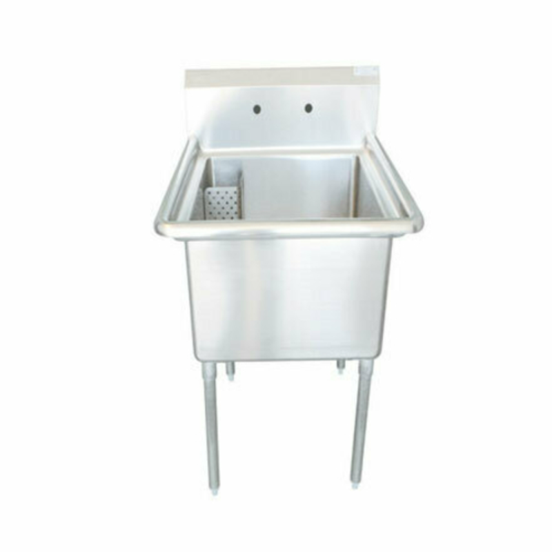 EFI SI818-1N Commercial 18-Inch Single Compartment Prep Sink
