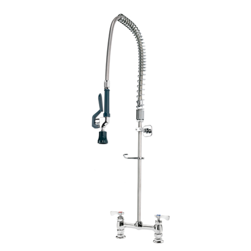 Krowne Royal Series 17-208WL 8-Inch Deck-Mounted Pre-Rinse Faucet with 44-Inch Hose