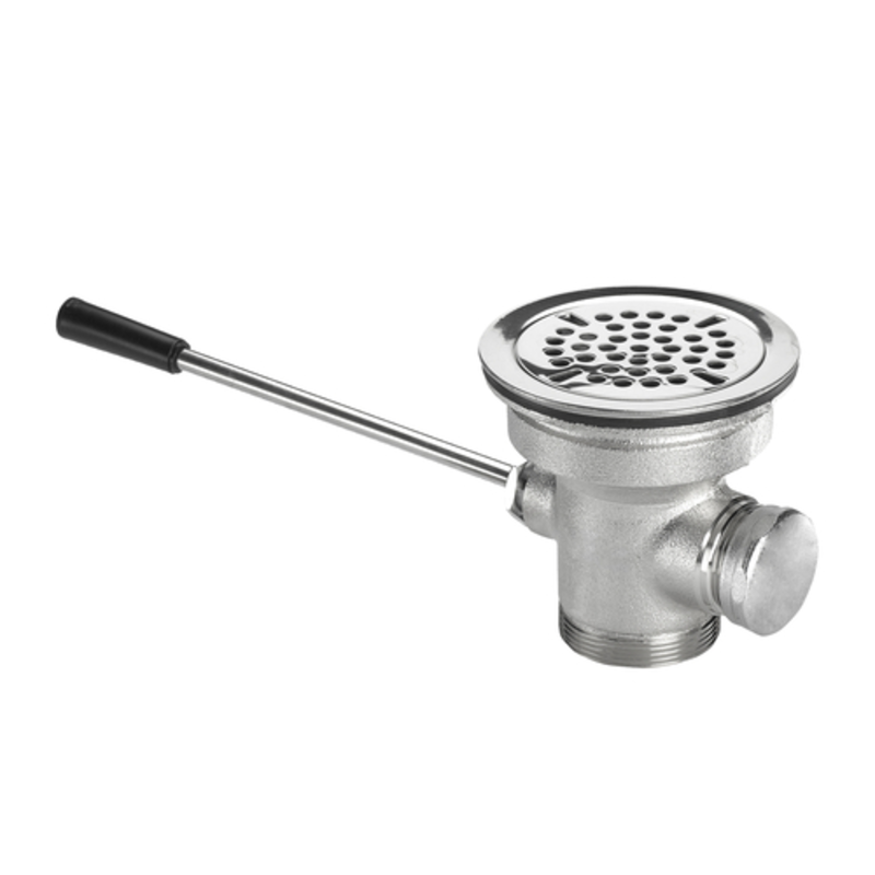 Krowne 22-404 Commercial Lever Waste Drain Valve for 3.5" Sink Openings