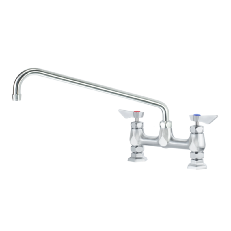 Krowne DX-916 Diamond Series 8-Inch Deck Mount Faucet with 16-Inch Spout