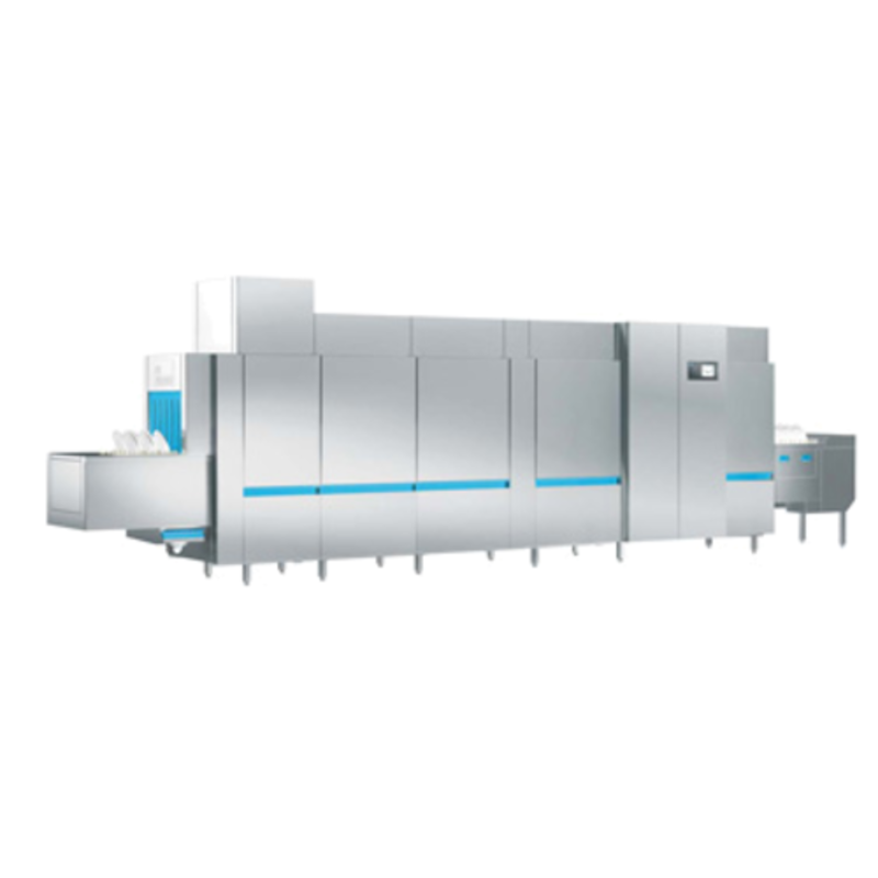 Meiko B-S74 P8 High-Volume Rackless Flight Conveyor Dishwasher