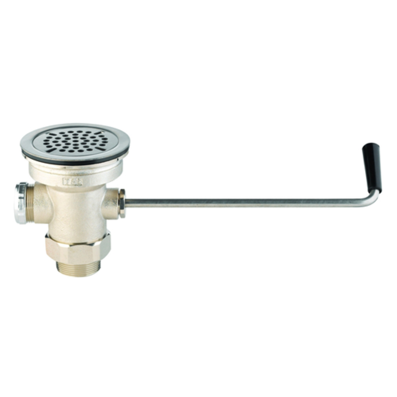 T&S Brass B-3950-SB Commercial 3-1/2" Rotary Waste Valve Assembly