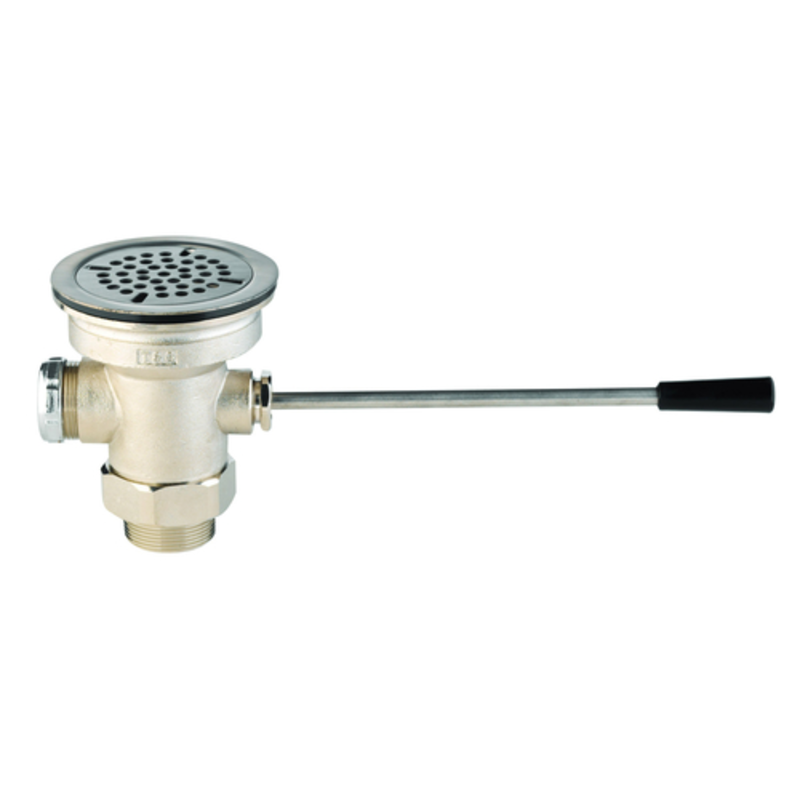 T&S Brass B-3970 Commercial Lever Waste Valve with 3.5-Inch Sink Opening