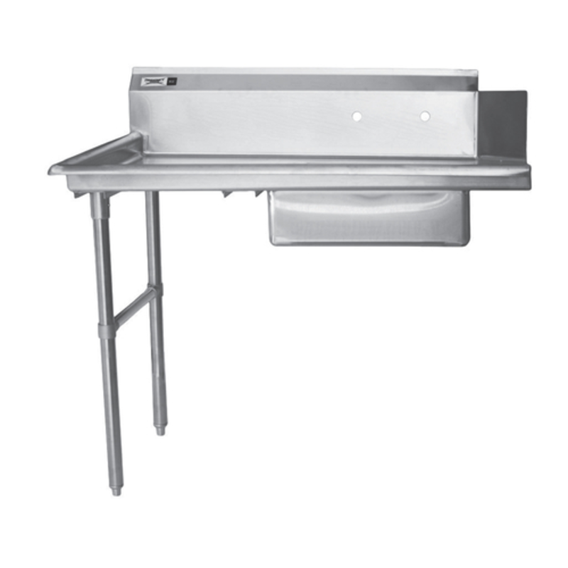 Thorinox TSDT-3072-L 72-Inch Left-to-Right Commercial Soiled Dishtable