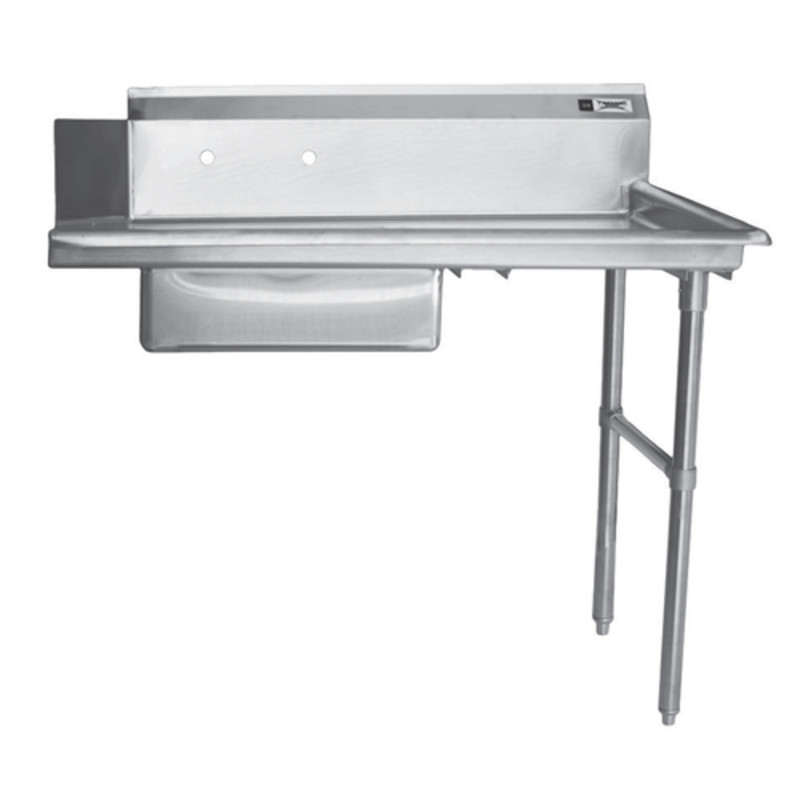 Thorinox 72-Inch Right-to-Left Soiled Dishtable with Pre-Rinse Sink (TSDT-3072-R)