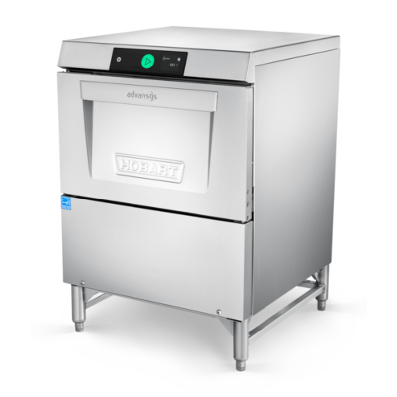 Hobart LXGNPR-1 Advansys Undercounter Dishwasher & Glasswasher with 14-Inch Stand - 38 Racks/Hr